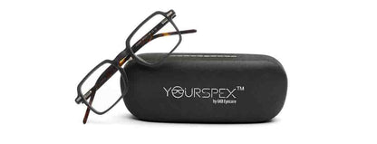 Tort Brown Grey Full-Rim Square Chasma for Kids