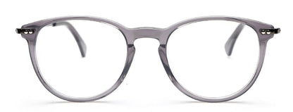 Transparent Grey Oval Full Rim Frame for Men & Women