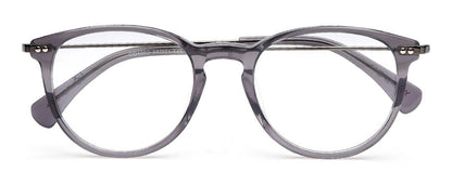 Transparent Grey Oval Full Rim Frame for Men & Women