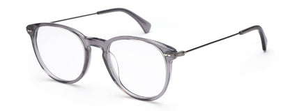 Transparent Grey Oval Full Rim Frame for Men & Women