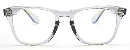Transparent Grey Wayfarer Eyeglasses for Men and Women