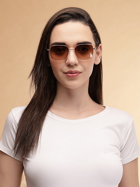 Classic Square Gold Sunglasses