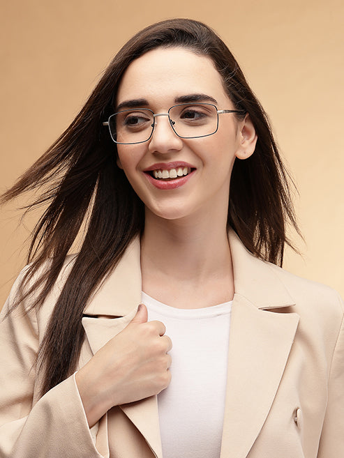 Regular Rectangle Black Spectacles