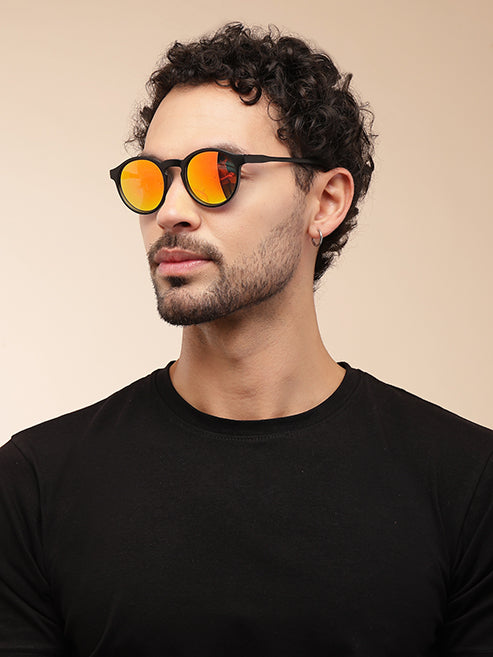 Gold UV Travel Sunglass