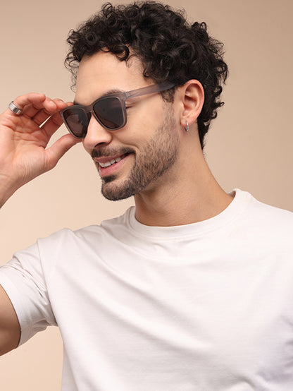 Acetate Gray UV 400 Polarized Sunglasses