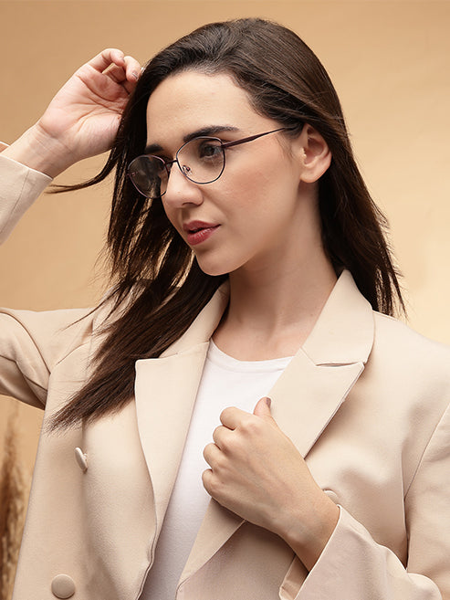 Bold Cateye Rust Spectacles