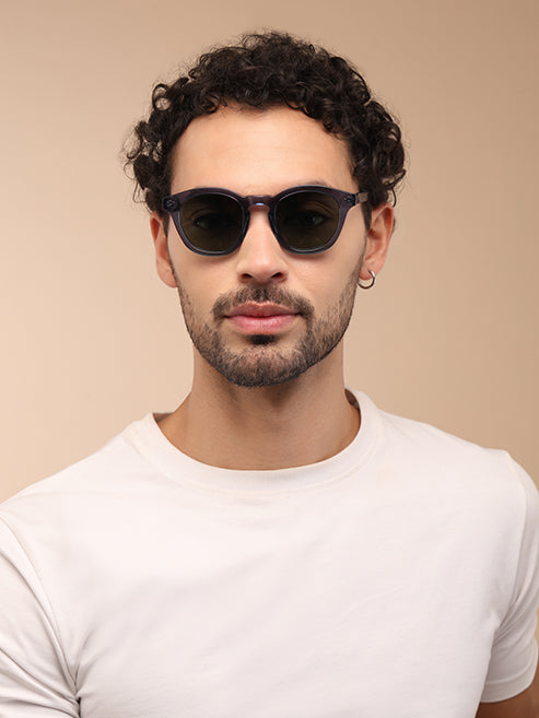 YourSpex-Ocean Blue Square Frame Sunglasses-Medium-Square