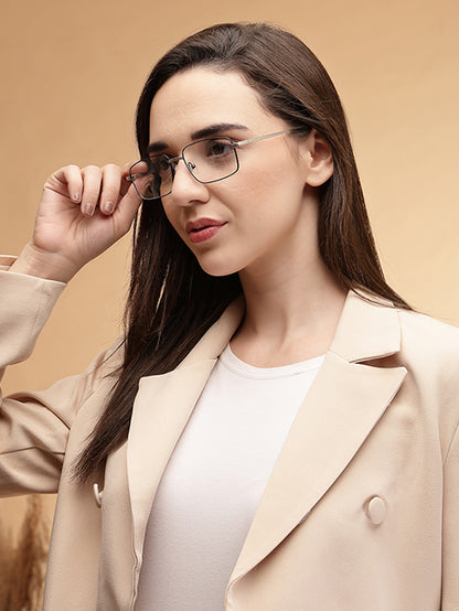 Regular Rectangle Black Spectacles