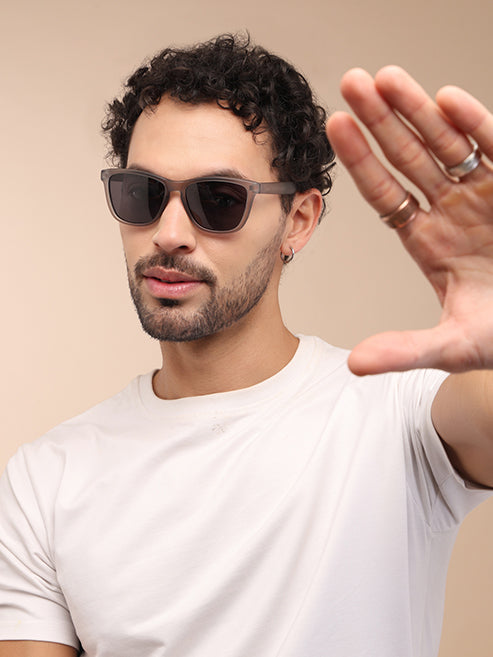 Acetate Gray UV 400 Polarized Sunglasses