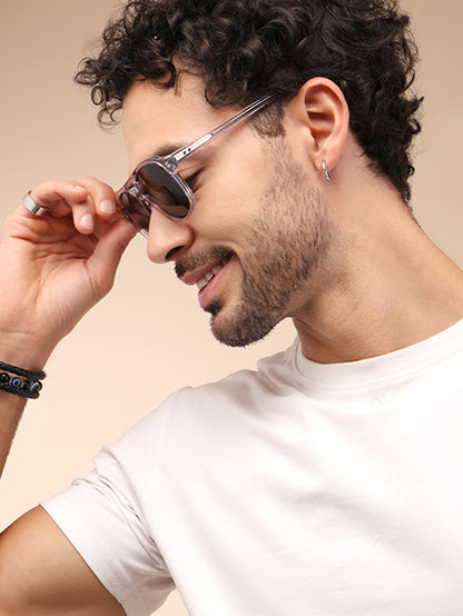 YourSpex-Matte Grey Square Premium Sunglasses-Large-Square