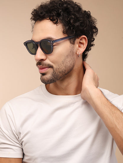 YourSpex-Ocean Blue Square Frame Sunglasses-Medium-Square