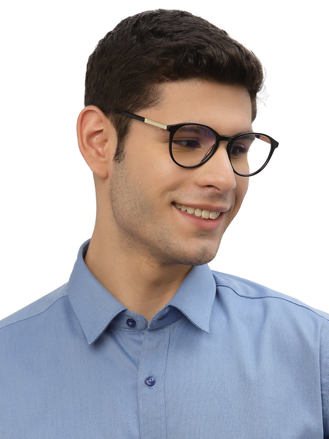 Black Wayfarer Style Acetate Glasses Frame for Unisex