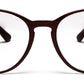 Brown Oval Style Unisex Acetate Frame for Men & Women