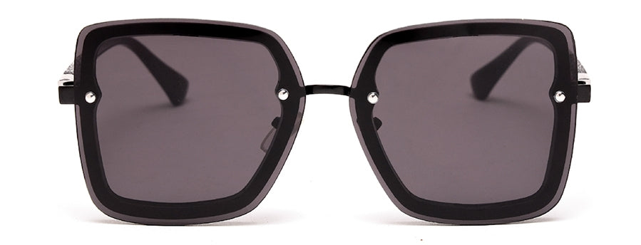 Black Shade Square Shaped UV Sunglass