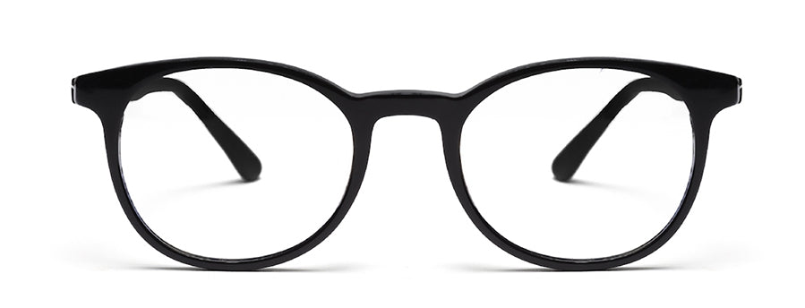 Black Wayfarer Style Unisex Acetate Frame