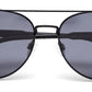 Black Aviator Style UV Sunglass