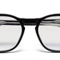 Black Square Shaped Acetate Reading Glasses Frame for Women