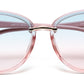 Gradual Blue Pink Cateye Style UV Sunglass for Women