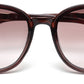 Dark Brown Oval Shaped UV Sunglass