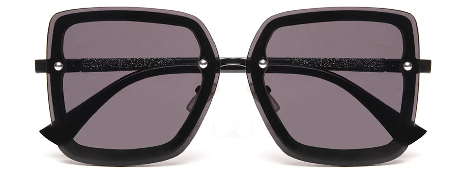 Black Shade Square Shaped UV Sunglass