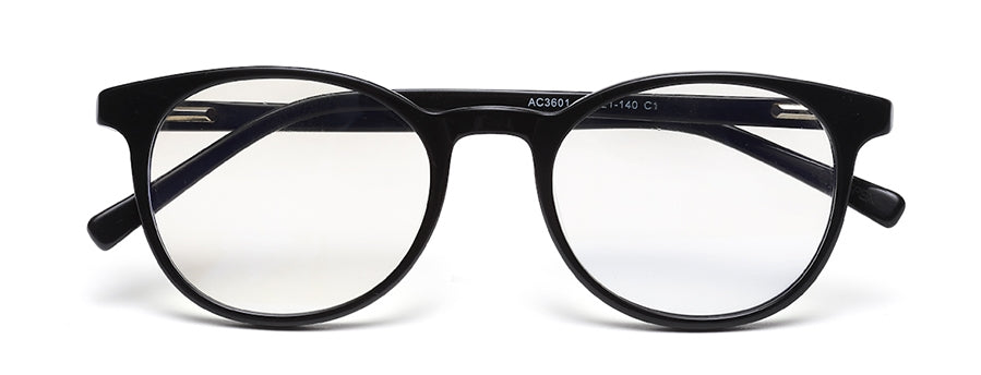 Black Wayfarer Style Unisex Acetate Frame