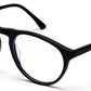 Black MOD Aviator Style Acetate Eyeglasses Frames for Men