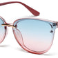 Gradual Blue Pink Cateye Style UV Sunglass for Women