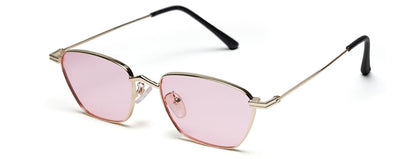 Pink Shade Rectangle Shaped UV Sunglass