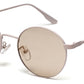 Light Brown Round Shaped UV Sunglass