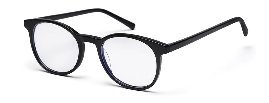 Black Wayfarer Style Unisex Acetate Frame