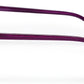 Purple Oval Shape Acetate Frame for Unisex