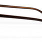 Dark Brown Oval Shape Acetate Designer Unisex Eyeglass Frames