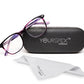 Purple Black Wayfarer Style Acetate Eyeglass Frame for Men