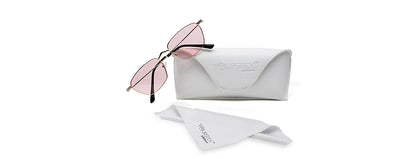 Pink Shade Rectangle Shaped UV Sunglass