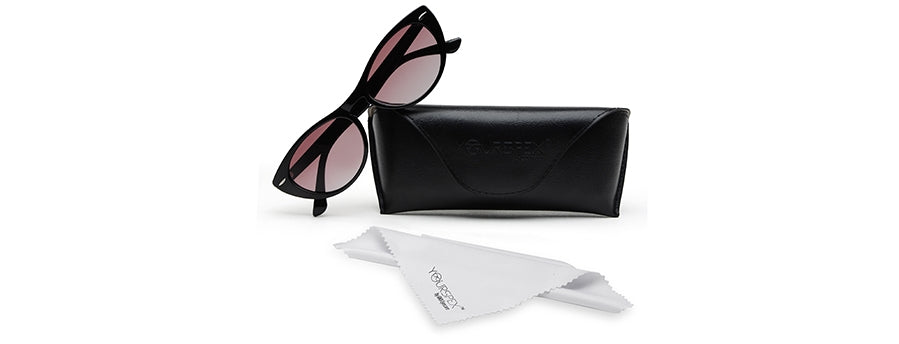 Pink shade Cateye Polarized UV Sunglass