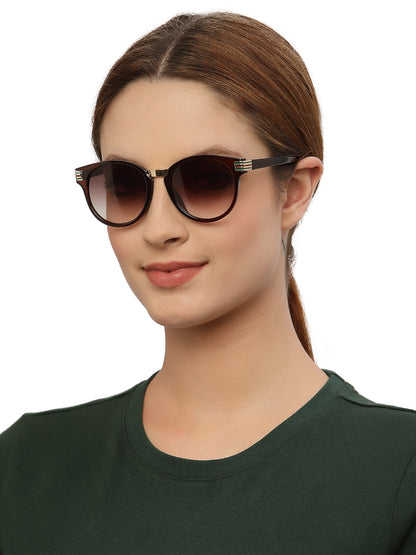 Gradual Brown Cateye Style UV Sunglass