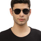 Black Aviator Style UV Sunglass