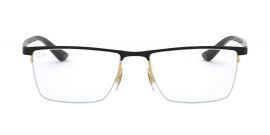 Ray-Ban Optical Rectangle Unisex Black Frame