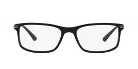 Vogue Eyewear Male Black Rectangle Spectacles