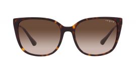 Vogue Eyewear Female Havana Cat Eye Sunglasses