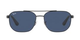 Ray-Ban Sun Irregular Black Frame Blue Lens UV Protected