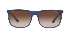 Vogue Eyewear Sun Pillow Blue Frame Brown Lens Gradient