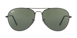 Ray-Ban Sun Pilot Black Frame Green Lens UV Protected