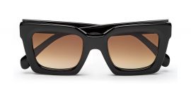 Thick Square Gradient Brown Sunglass